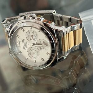 Coch Silver and Gold Watch